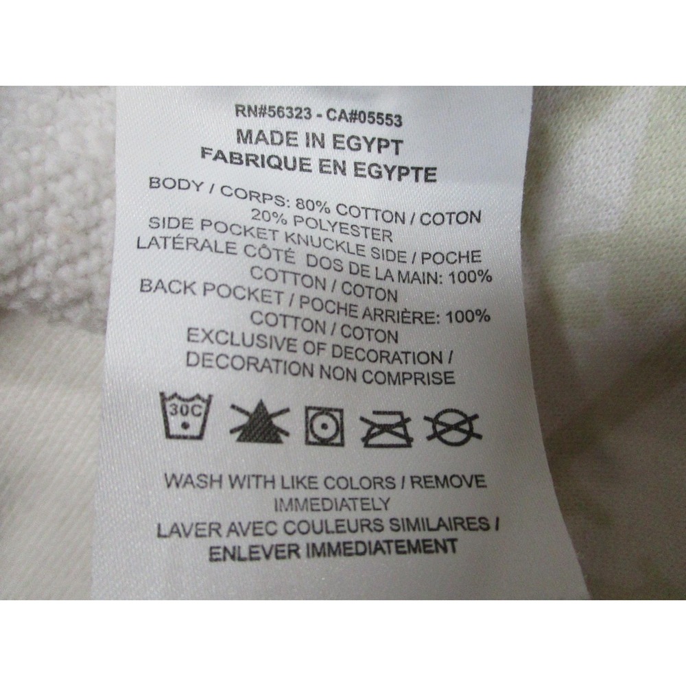 Nike Pants Mens Medium White Fleece Joggers Sweatpants‎ Monogram FZ2231-133 - Picture 4 of 11